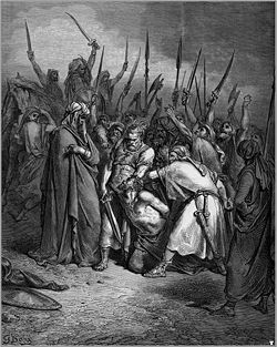 Mise à mort d'Agag, l'Amalécite par le prophète Samuel (Gustave Doré)