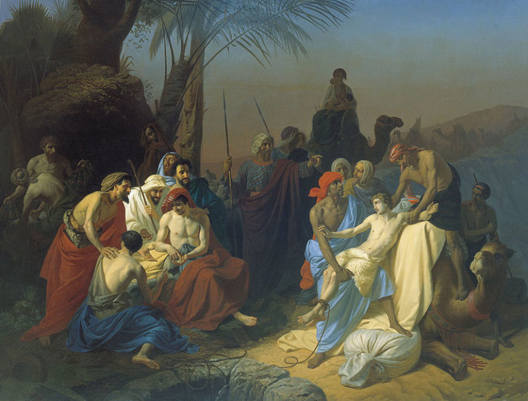 La vente de Joseph par ses frères (Konstantin Dmitriyevich Flavitsky 1830-1866)