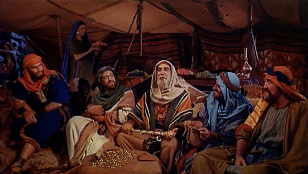 Les Dix Commandements, Un film de Cecil B. DeMille, 1956. Moïse: Charlton Heston. Jethro: Eduard Franz Schmidt