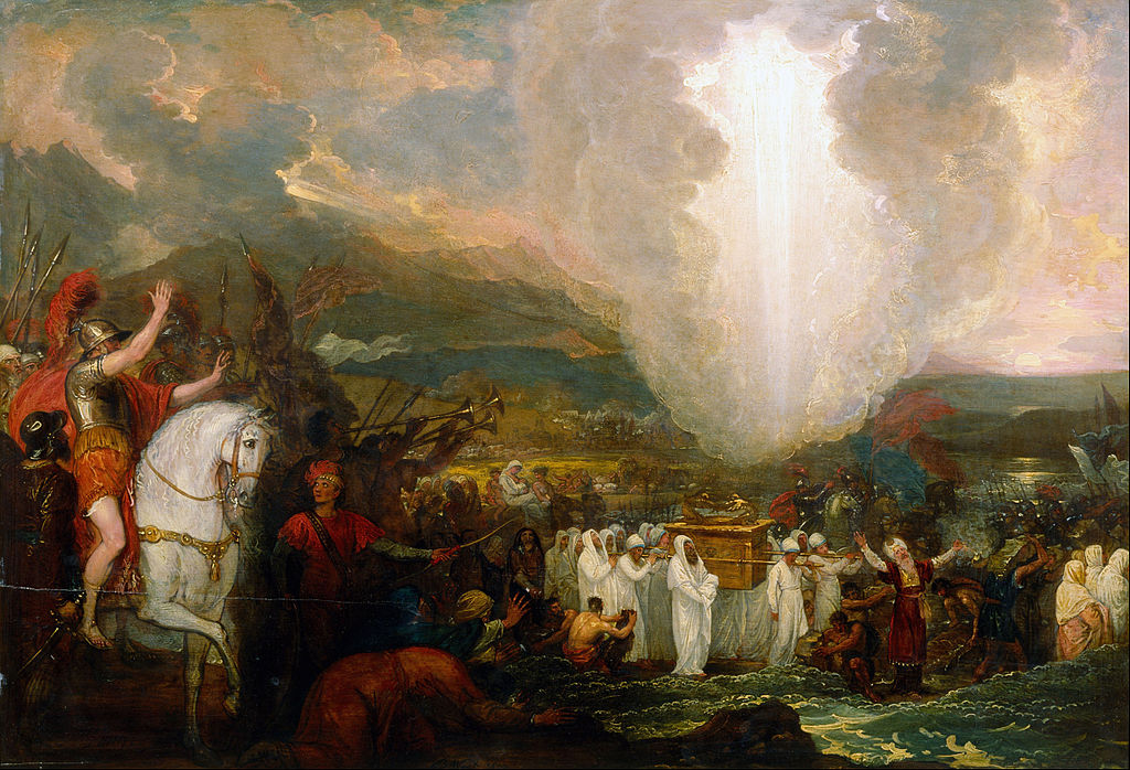 Benjamin West - Josué traversant le Jourdain,1800