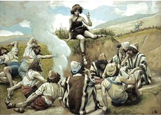 יוסף מספר לאחיו את חלומותיו ג'יימס טיסוט, צייר צרפתי, 1902-1836