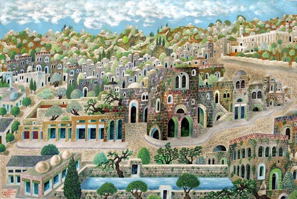 Hébron, peinture de Baroukh Nachshon 