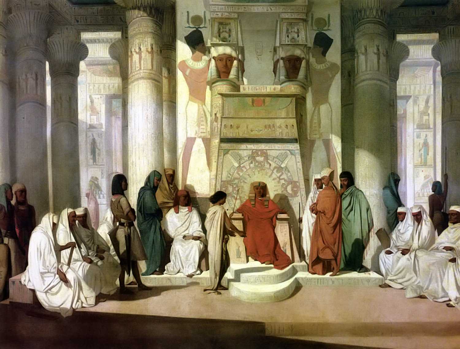 Joseph et les rêves de Pharaon  (1857) J-A GUIGNET Musée des B-A de Rouen
